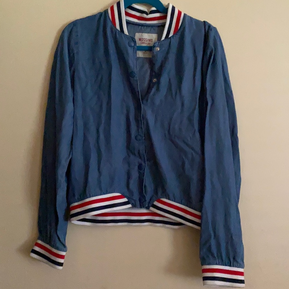 Chambray Bomber Jacket